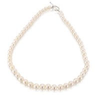 CLASSIC WHITE PEARL NECKLACE