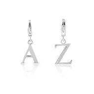 STERLING SILVER INITIAL PENDANTS/CHARMS