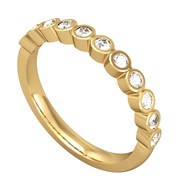 18ct GOLD RING WITH DIAMONDS
