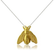 HONEY BEE PENDANT IN SILVER OR GOLD