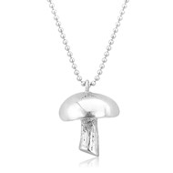 MUSHROOM NECKLACE IN STERLING SILVER