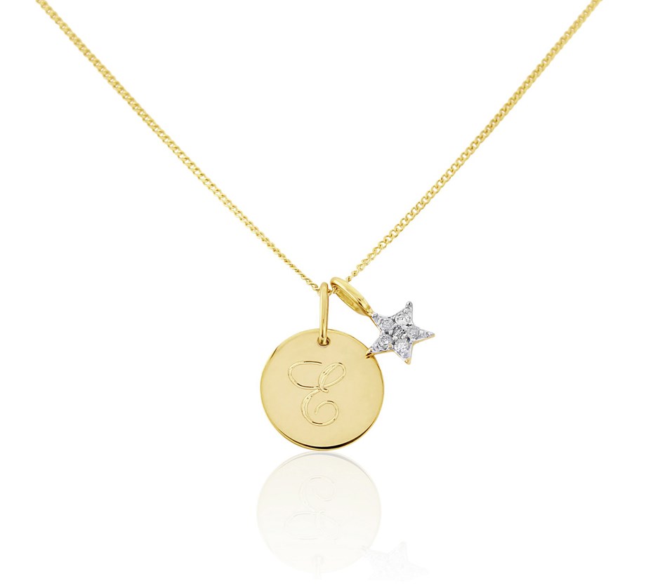 Julez Bryant 14k Gold Disc Charm, Necklace Charms Gold - valleyresorts.co.uk
